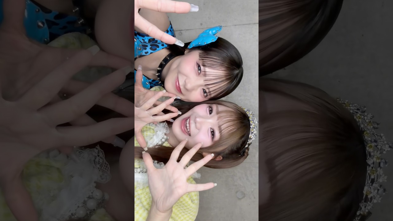 ハオハオバ〜❣️一緒に踊ってくれました🎵💎CUTIE STREET💎💛古澤里紗