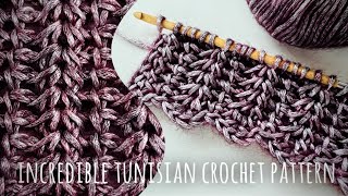 :  :     !  INCREDIBLE TUNISIAN CROCHET