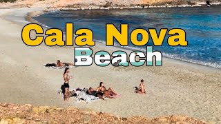 Cala Nova Beach|So Hot weather  Feels Like Summer|Playa de Cala Nova| Ibiza Best Beaches|2022