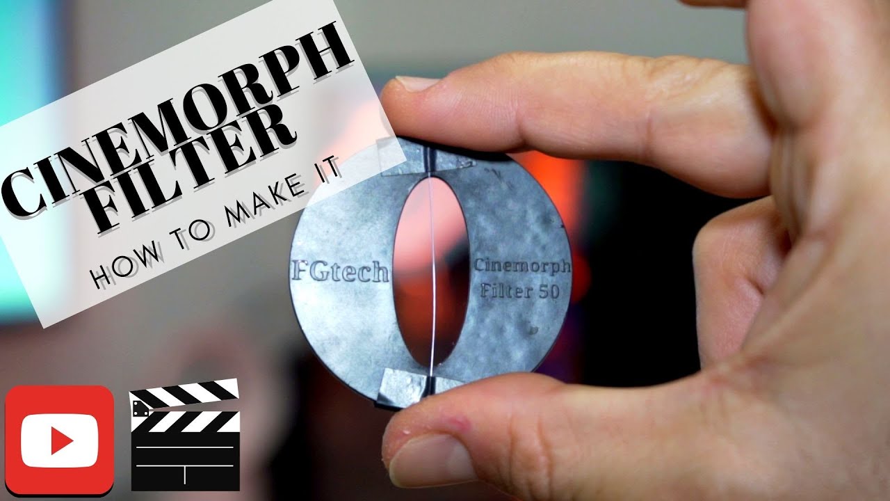 Free Cinemorph filter (Faking Anamorphic) - How to make one DIY 