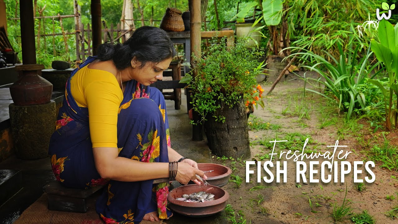Authentic Village Style Cooking | Traditional Kerala Freshwater Fish Curry & Fry | Kerala lifestyle