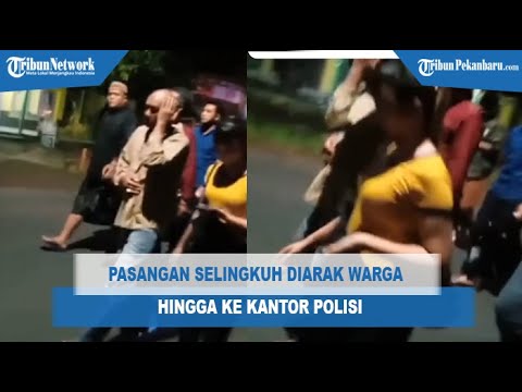 Pasangan Selingkuh Diarak Warga di Malang Hingga ke Kantor Polisi