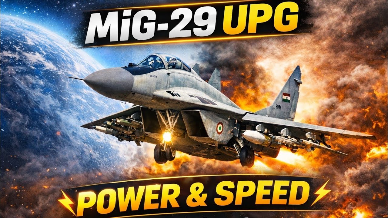 MiG-29 UPG | Indian Air Force का अपग्रेडेड फाइटर जेट | Power, Speed & Features