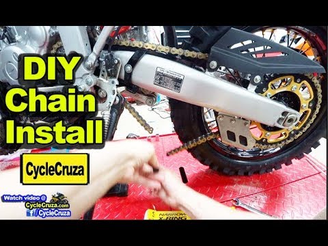 How To Remove & Install Motorcycle Chain EASY!