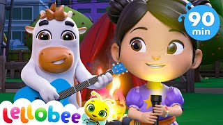 the campfire sing a long more nursery rhymes kids songs lellobee by cocomelon