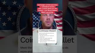 Exchange vs Self-Custody = Centralization vs Decentralization #typ #crypto #xrp #401k #fyp #shorts