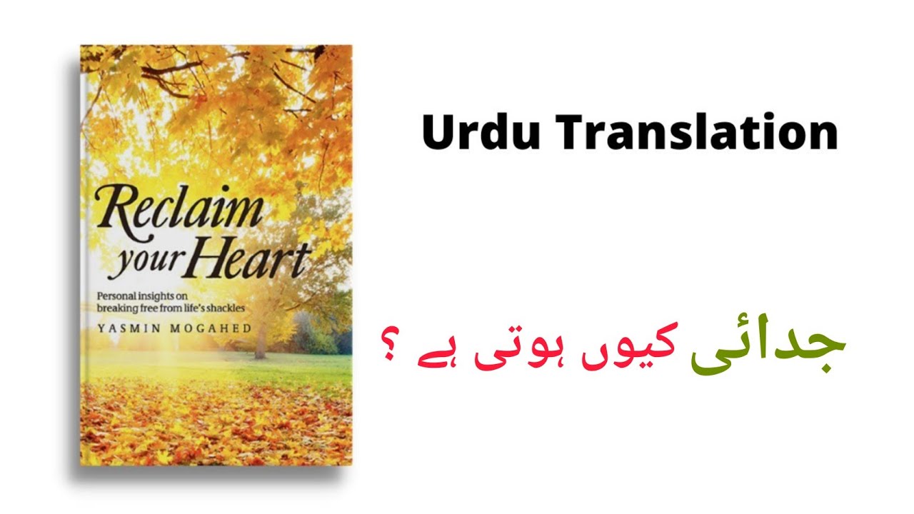Reclaim Your Heart Urdu Translation Section 1 Part 1 Judai Kiu