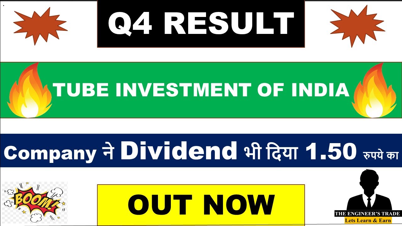 Tube investment Q4 Results 2023 | tube investment of India Share | tube investment results, ti india