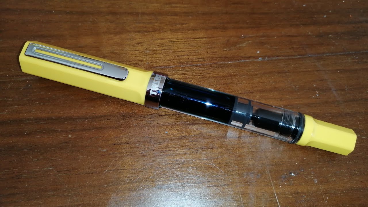 TWSBI Eco Yellow review (with KWZ Walk over Vistula ink)