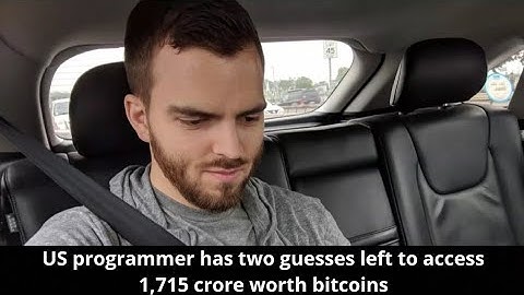 US programmer has two guesses left to access 1,715 crore worth bitcoins | InSeconds