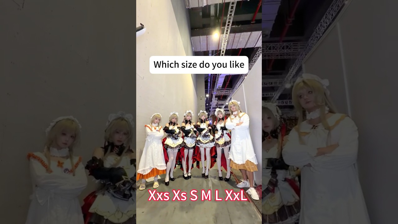 Which size of Sandrone do you like😊 #anime #game #fyp #genshinimpact #cosplay #cosplayer #cos #girl