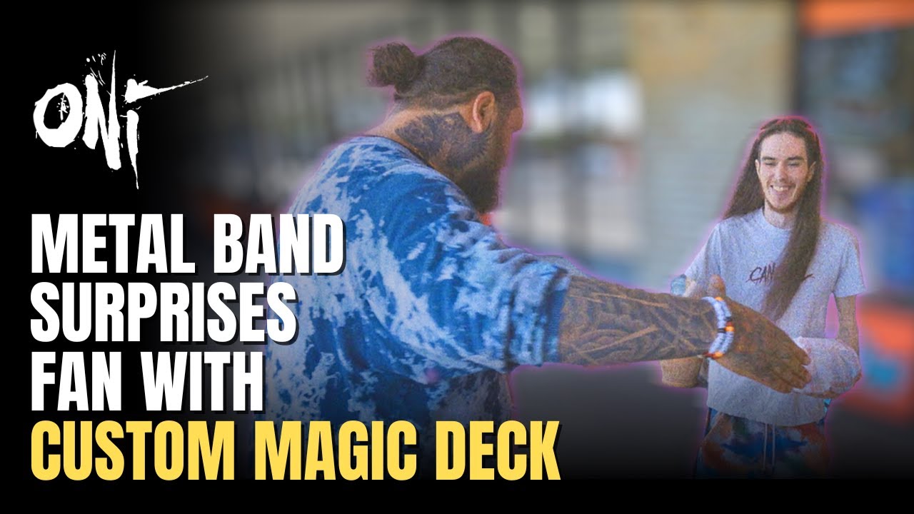 Metal band surprises fan with custom 