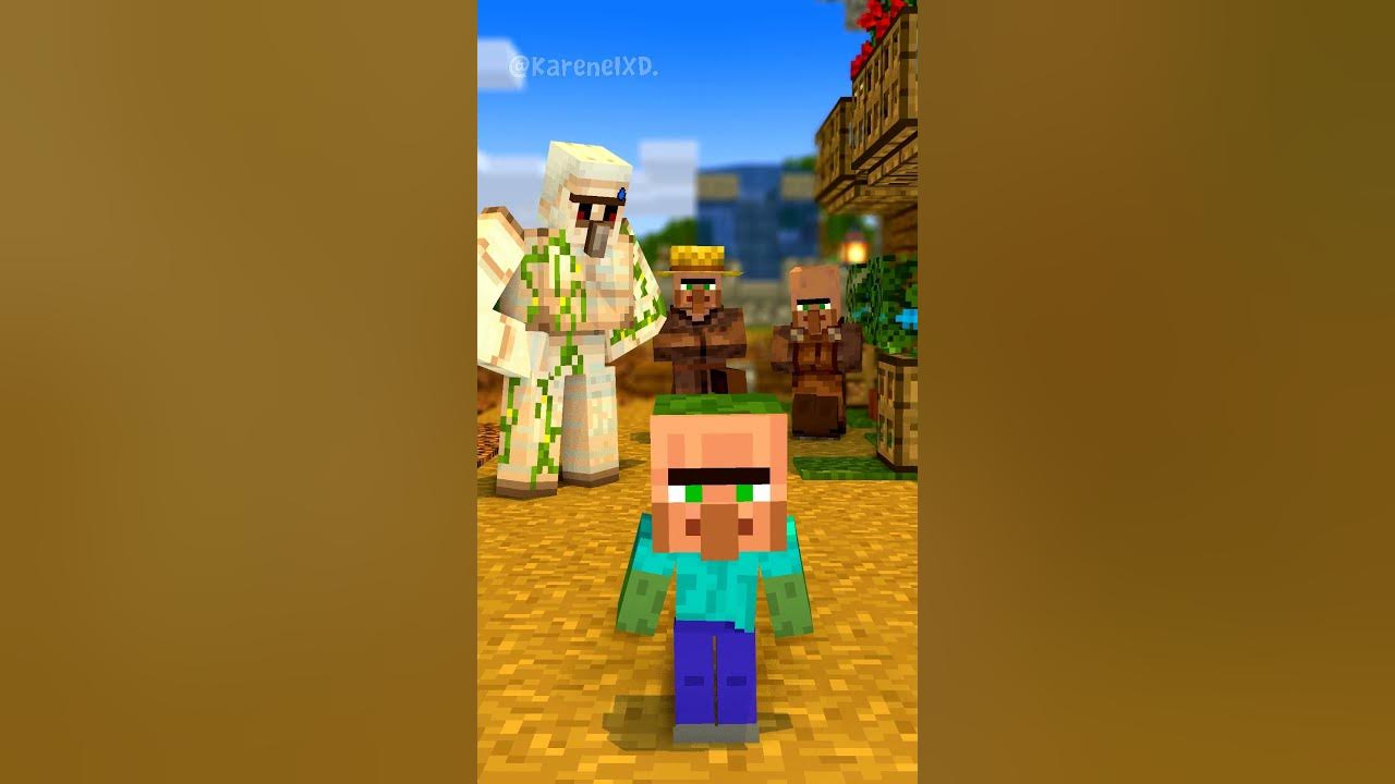 Baby Zombie Poi Poi Poi in Minecraft😈 #shorts #minecraft #memes