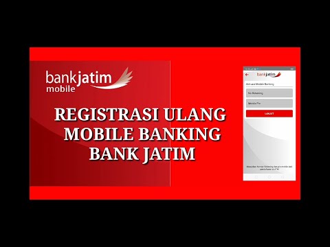 AKTIVASI ULANG || REGISTRASI ULANG MOBILE BANKING BANK JATIM di ATM