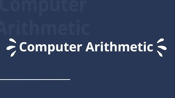 Aritmatika Komputer (Computer Arithmetic)