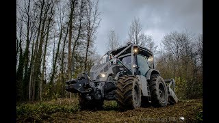 Valtra S 374 black |BROYAGE DE SOUCHE| #DG FORET