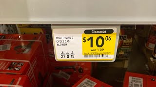 $10 leaf blower! Craftsman Clearance at Lowe’s! by Lakes 2 Land 1,680 views 3 years ago 1 minute, 2 seconds