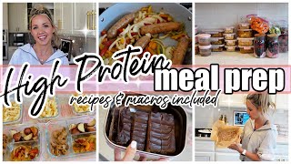 *New* High Protein Meal Prep Spring 2024 Macro Meal Prep Tiffani Beaston Homemaking 2024 Recipes