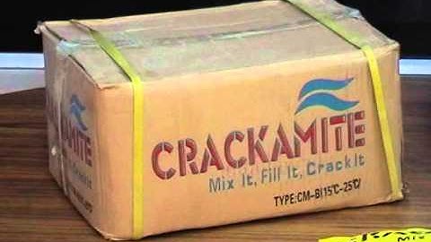 C-R-A-C-K-A-M-I-T-E, Non-Explosive Demolition Agent / Silent Explosive by Ahuja Group