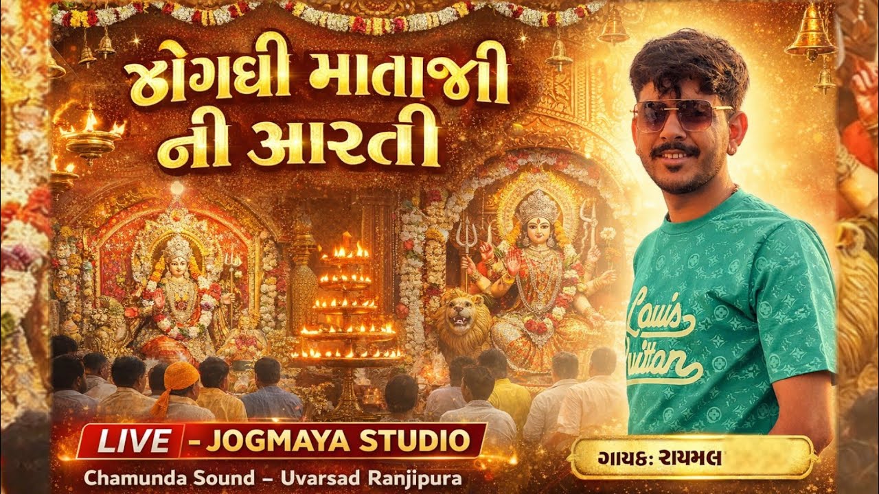 જોગણી માતાજી ની આરતી | Raymal Padiwada Live | Jogani Mata Mandir Uvarsad Ranjipura | Jogmaya Studio