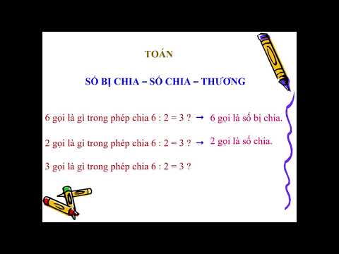 Toán_Số bị chia- Số chia- Thương_Tuần 23