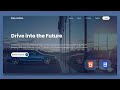 How to Create a Car Landing Page Website Using HTML & CSS – Step-by-Step Tutorial