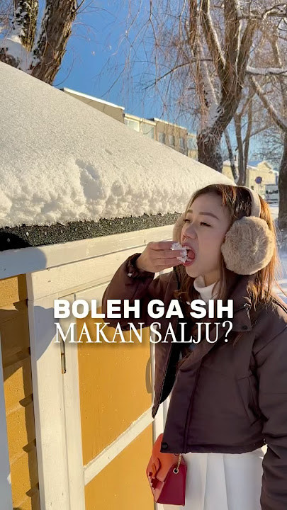 Jadi boleh ga makan salju ? #shortsviral #shortsvideo #shorts #viralvideo #traveling #holiday