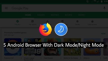 5 Android Browser With Dark Mode/Night Mode | Hindi