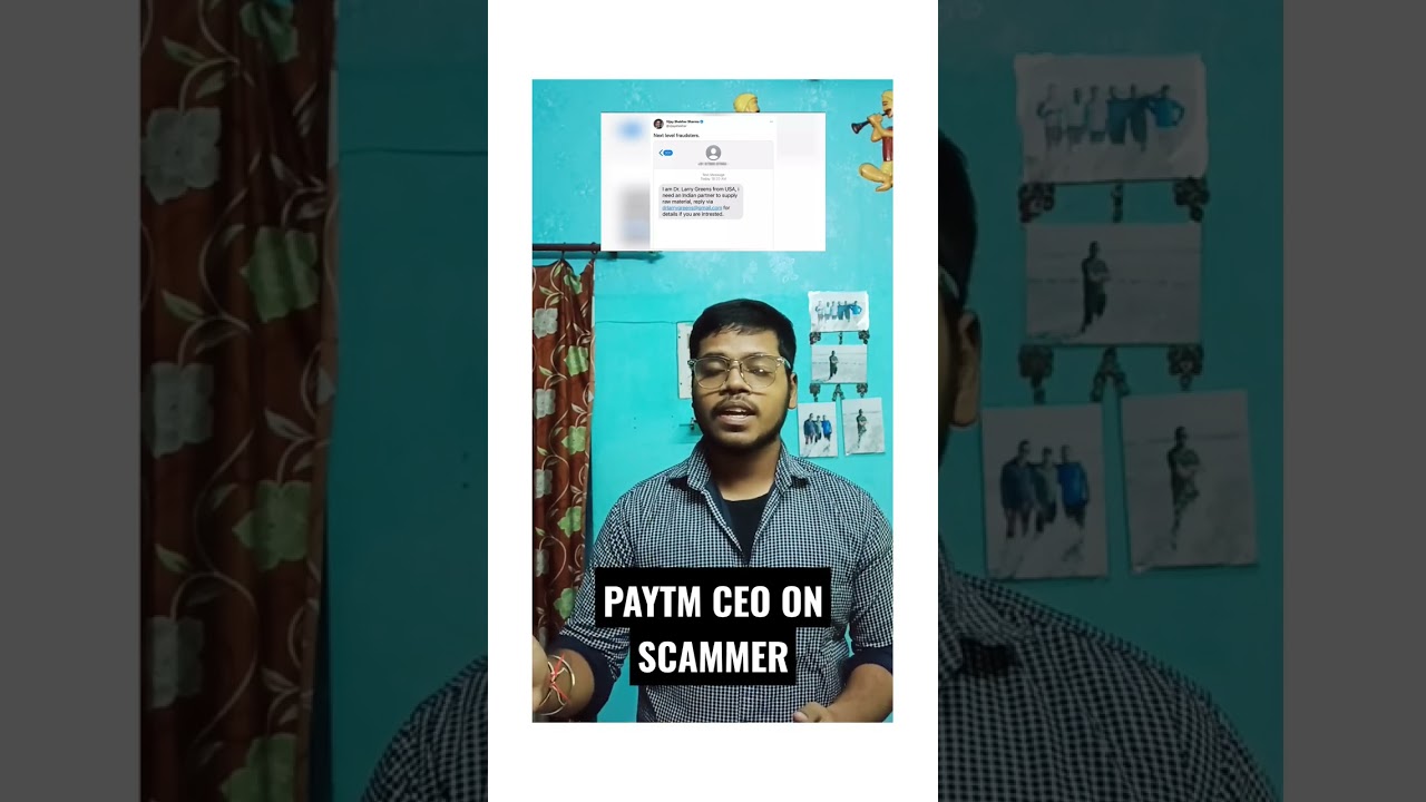 Paytm CEO  tweet on Scammers 