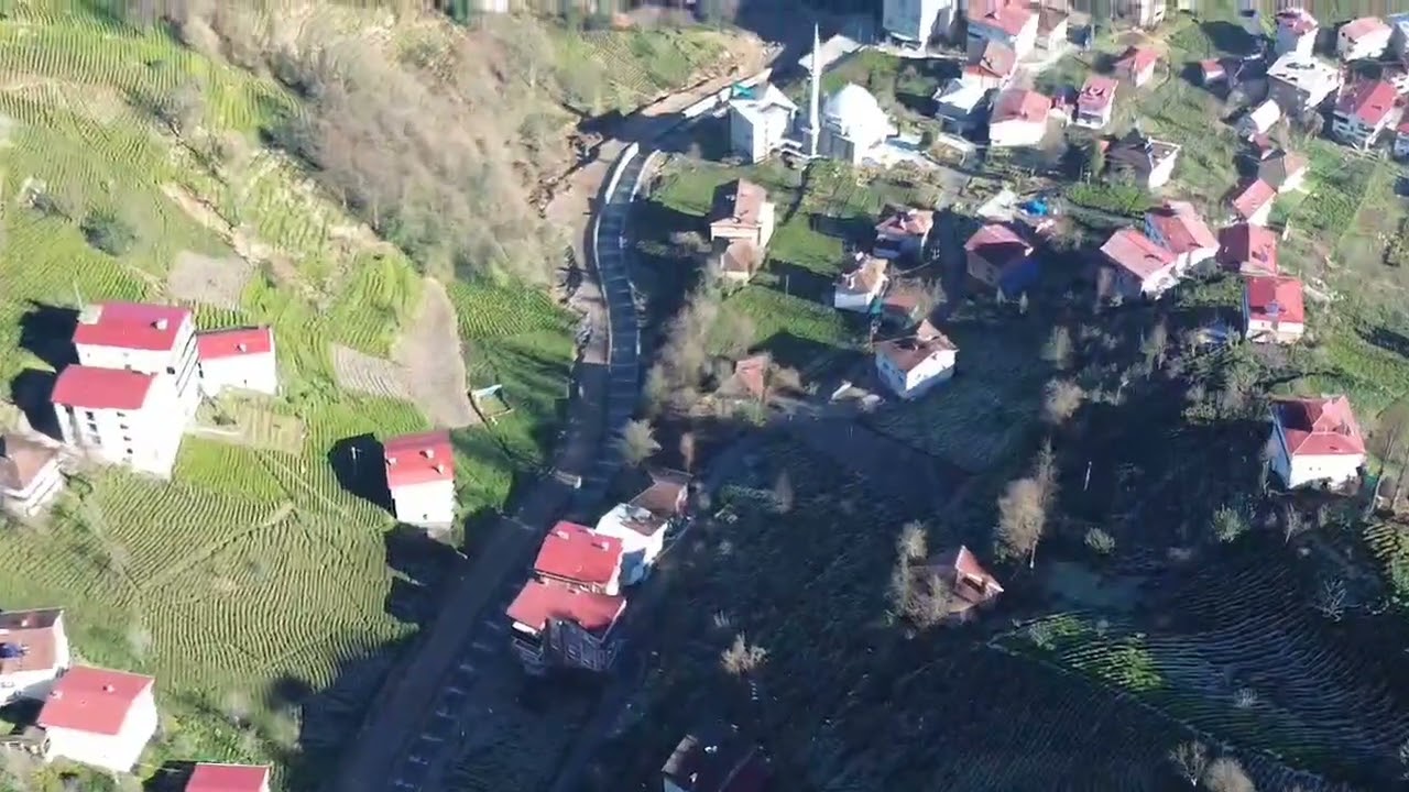 Rize Güneysu Ortaköy köyü