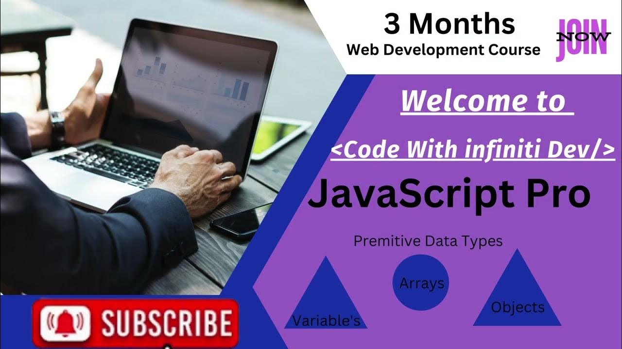 javascript primitive data types | week 7 | code with infiniti dev - YouTube
