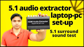 HDMI 5.1 audio extractor laptop pc setup | HDMI 5.1 audio decoder | #hdmiaudioextractor