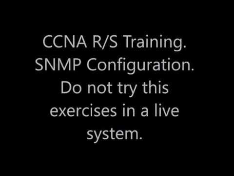 Cisco CCNA Routing and Switching SNMP Trap Configuration