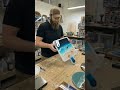 Food board with epoxy resin