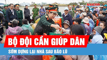 Đại tướng Phan Văn Giang: Bộ đội cần giúp dân sớm dựng lại nhà sau bão lũ