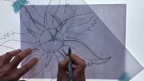 Creating Repeat Images by Tracing Over a Drawing