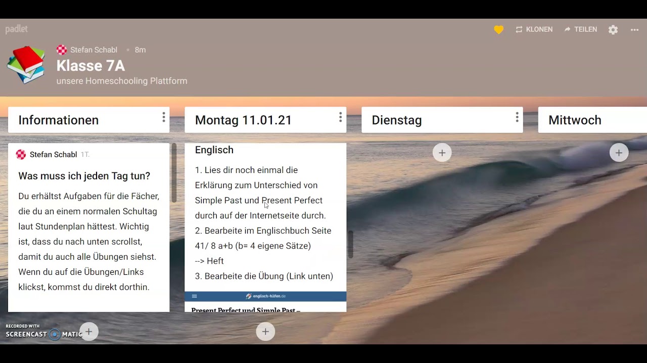 Padlet Klasse 6A _ Padlet : comment l’utiliser en classe ? – HXOYR
