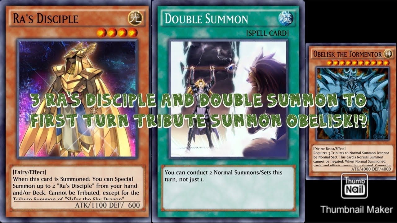 Yu Gi Oh Duel Links Ra S Disciple Helps Me Tribute Summon Obelisk On My First Turn Youtube