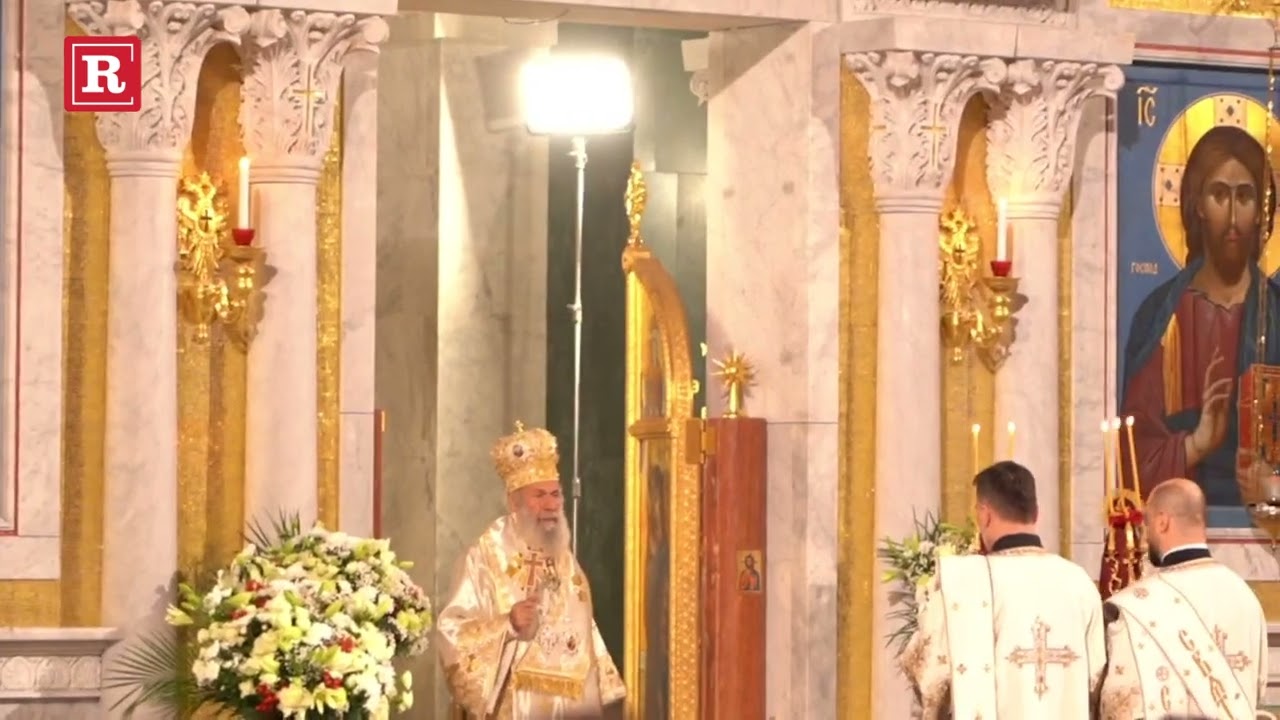 Počela božićna liturgija u Hramu Svetog Save