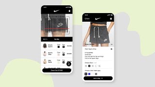 Speed design Nike App UI #Shorts screenshot 1