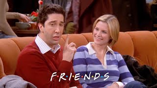Ross Lies to Mona About Living with Rachel | Friends