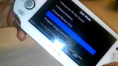 How to restore ps vita to factory settings delete old playstion network from previous owner