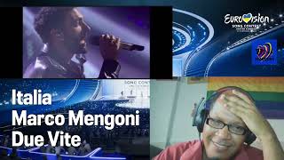 Reaction to Marco Mengoni - Due Vite - Italia at the Eurovision Song Contest 2023