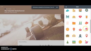 Backchanneling on Padlet
