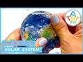 Planet magnets diy  how to print planet onto wood disk  mod podge solar system  planets for kids