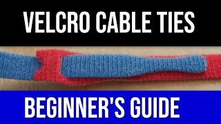 VELCRO CABLE TIES EXPLAINED:  how to store and organize your cables safely using velcro ties