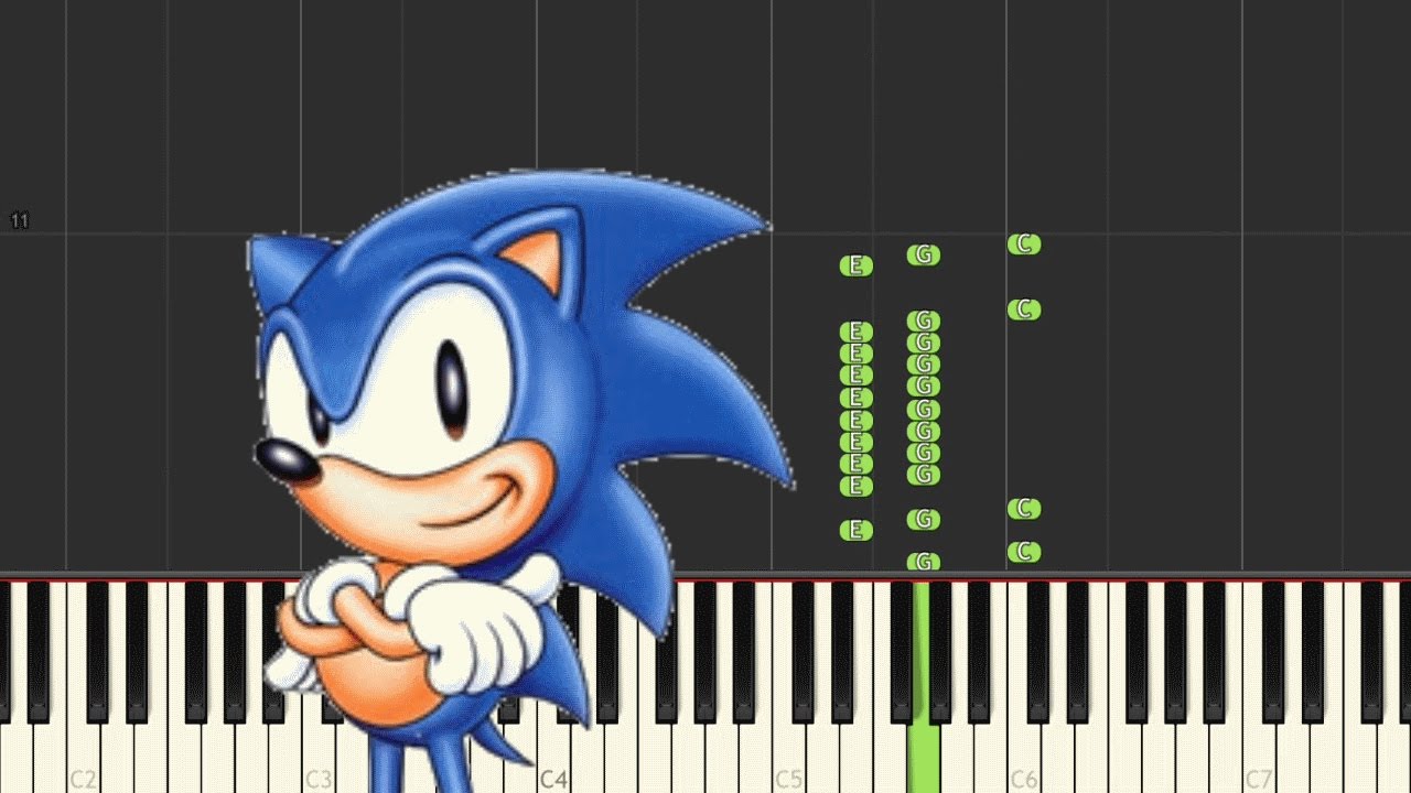 Sonic the Hedgehog Sound Effects (SEGA) Recorded by alexsteb [Piano