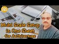How to Set Multi-Scale Drawings in One Sheet