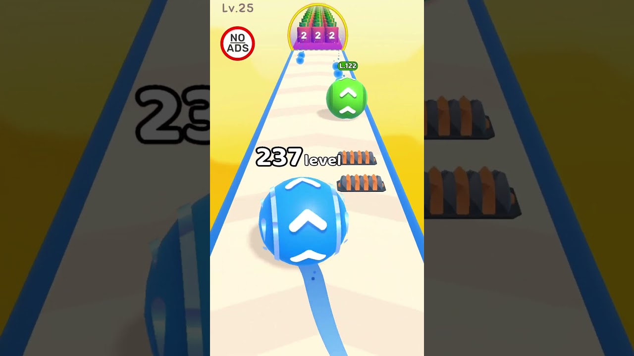 Level Up Balls ! All Levels Gameplay (25) android, ios  