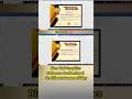 Create Appreciation Certificate in Word #shorts #certificatedesign